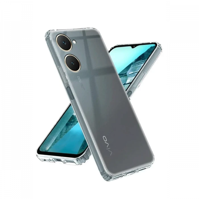 Newface Vivo Y18 Kılıf Lüx Şeffaf Silikon