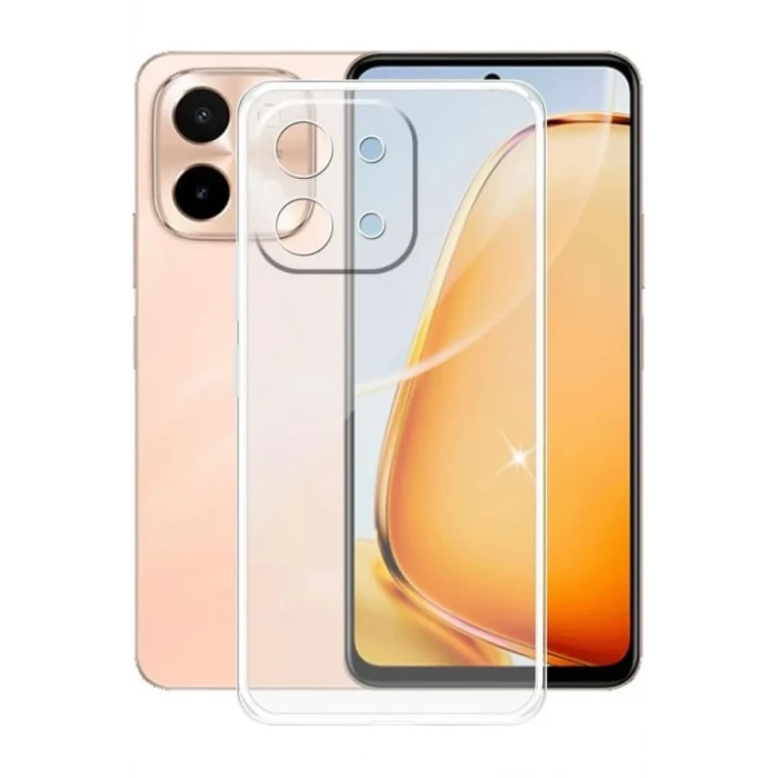 Newface Vivo Y28 Kılıf Lüx Şeffaf Silikon