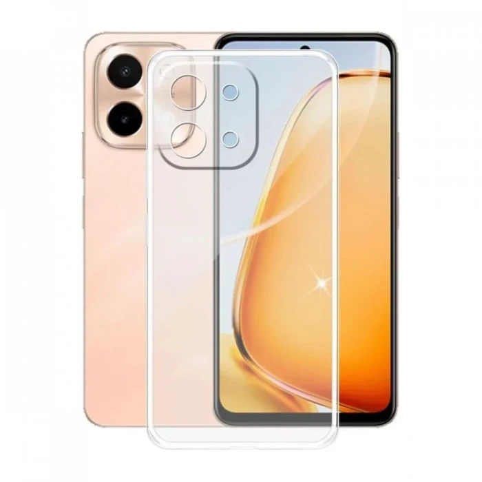 Newface Vivo Y28 Kılıf Lüx Şeffaf Silikon