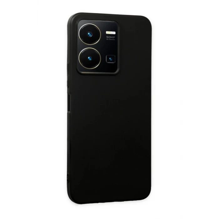Newface Vivo Y35 Kılıf First Silikon - Siyah