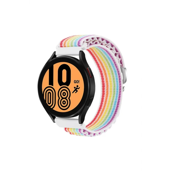 Newface Watch 20mm KR410 Kumaş Kordon - Gökkuşağı
