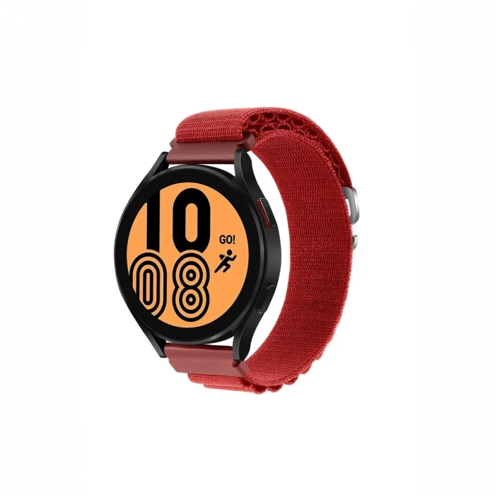 Newface Watch 20mm KR410 Kumaş Kordon - Kırmızı