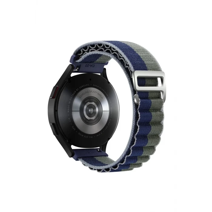 Newface Watch 20mm KR410 Kumaş Kordon - Lacivert-Yeşil