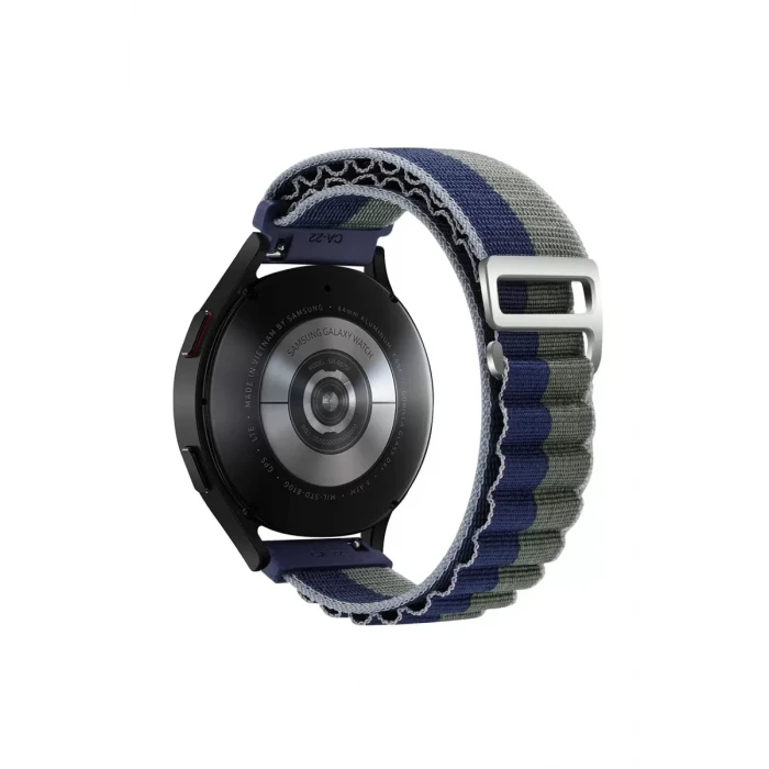 Newface Watch 20mm KR410 Kumaş Kordon - Lacivert-Yeşil