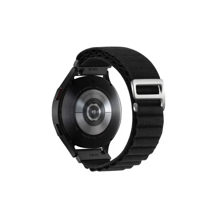 Newface Watch 20mm KR410 Kumaş Kordon - Siyah