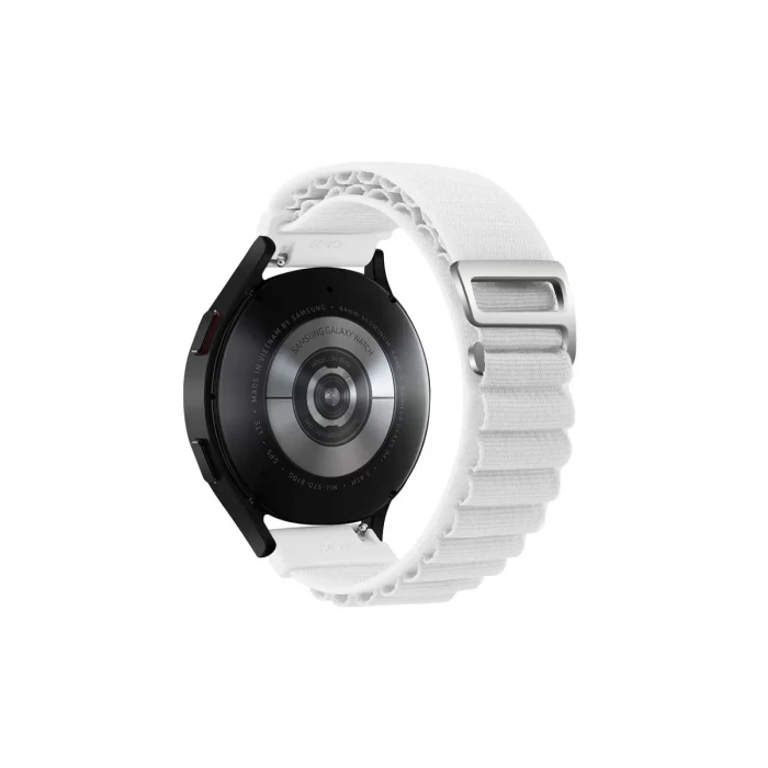 Newface Watch 22mm KR410 Kumaş Kordon - Beyaz