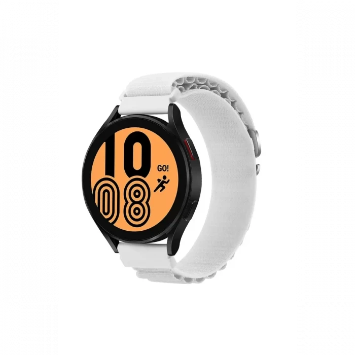 Newface Watch 22mm KR410 Kumaş Kordon - Beyaz