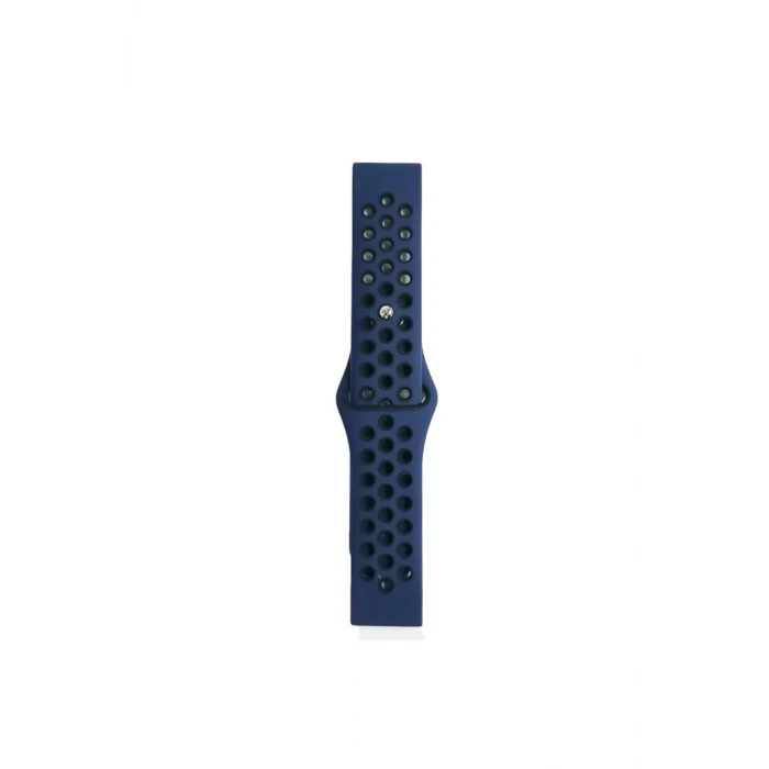 Newface Watch 22mm Spor Delikli Kordon - Lacivert-Siyah