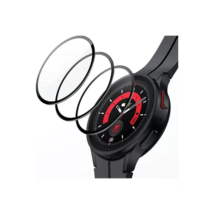 Newface Watch 5 Pro 45mm Polymer Nano Ekran Koruyucu - Şeffaf