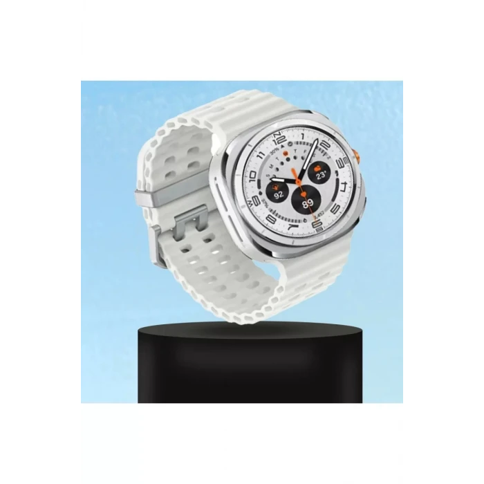 Newface Watch 7 Ultra KR417 Rug Silikon Kordon - Gri