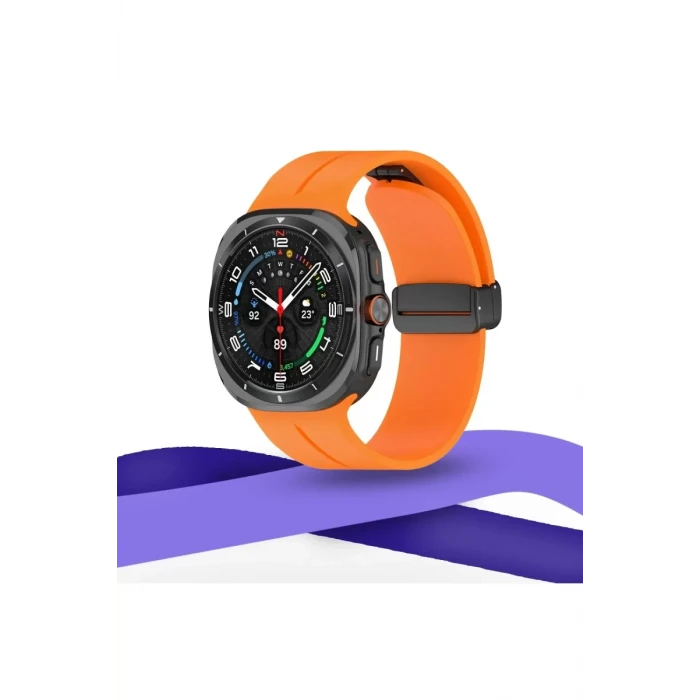 Newface Watch 7 Ultra KR418 Tender Silikon Kordon - Gri