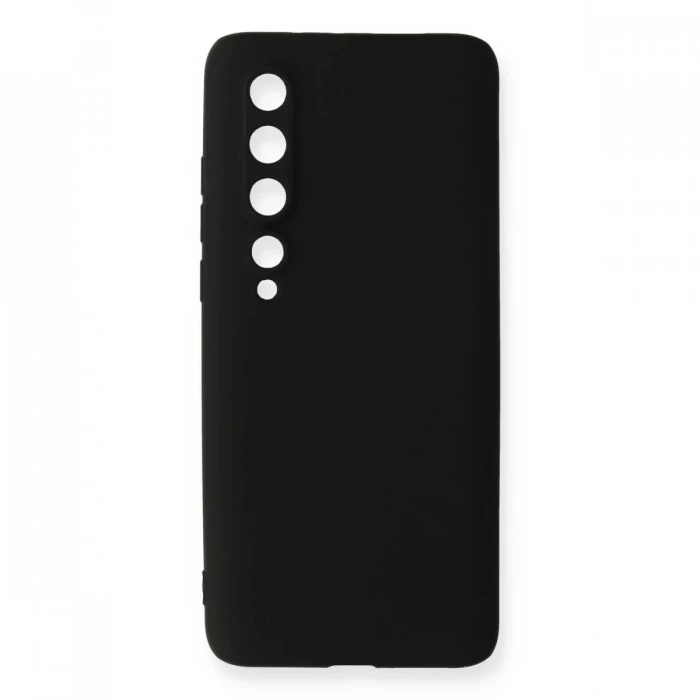 Newface Xiaomi Mi 10 Kılıf First Silikon - Siyah