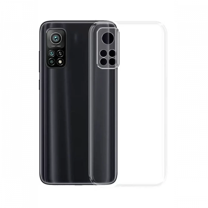 Newface Xiaomi Mi 10T Kılıf Lüx Şeffaf Silikon - Şeffaf