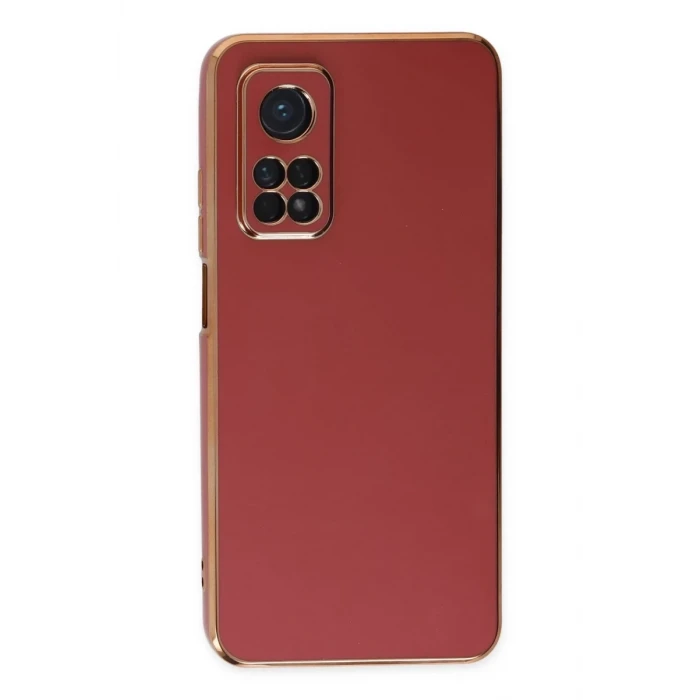 Newface Xiaomi Mi 10T Kılıf Volet Silikon - Kırmızı