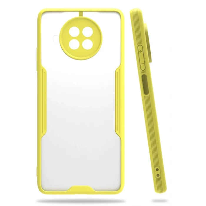 Newface Xiaomi Mi 10T Lite Kılıf Platin Silikon - Sarı