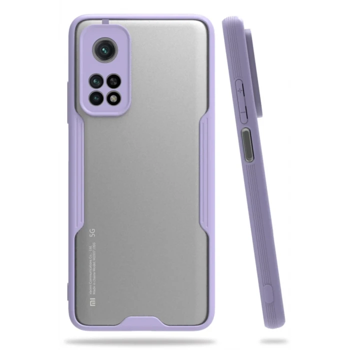 Newface Xiaomi Mi 10T Pro Kılıf Platin Silikon - Lila