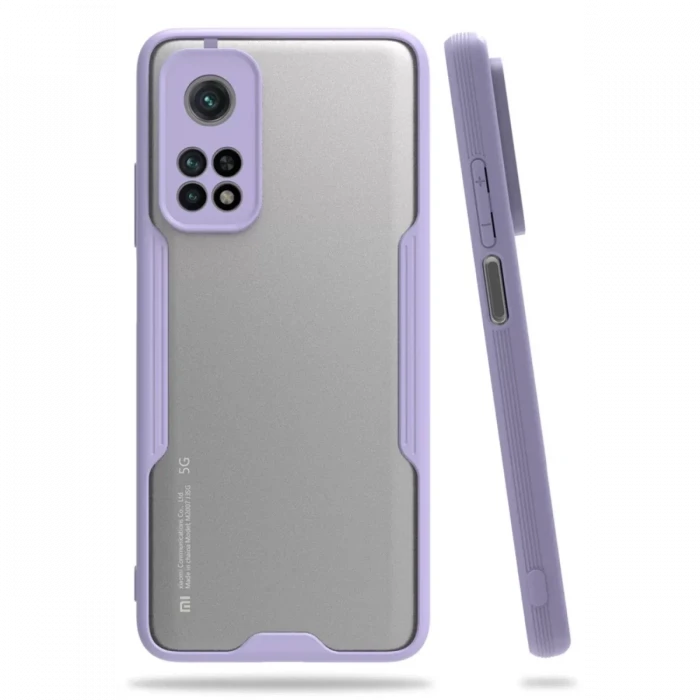 Newface Xiaomi Mi 10T Pro Kılıf Platin Silikon - Lila