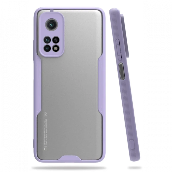 Newface Xiaomi Mi 10T Pro Kılıf Platin Silikon - Lila