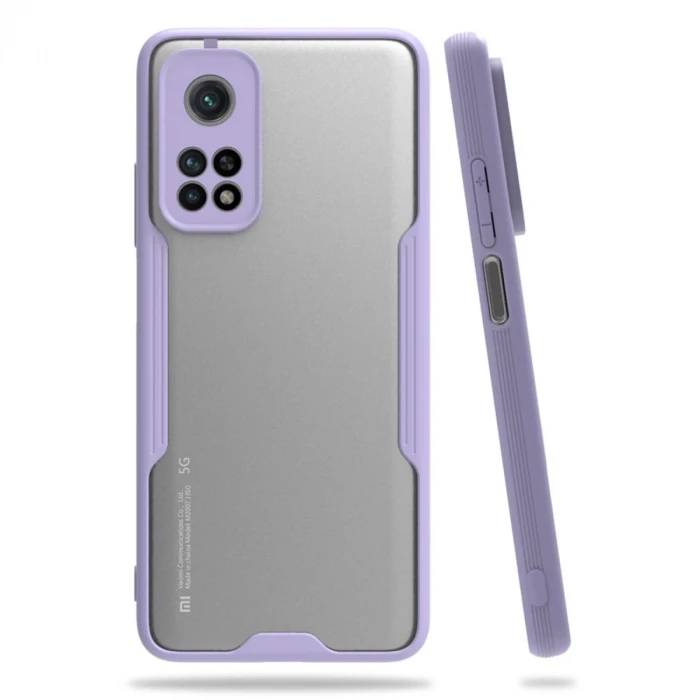 Newface Xiaomi Mi 10T Pro Kılıf Platin Silikon - Lila