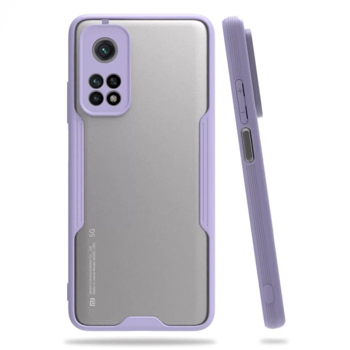 Newface Xiaomi Mi 10T Pro Kılıf Platin Silikon - Lila
