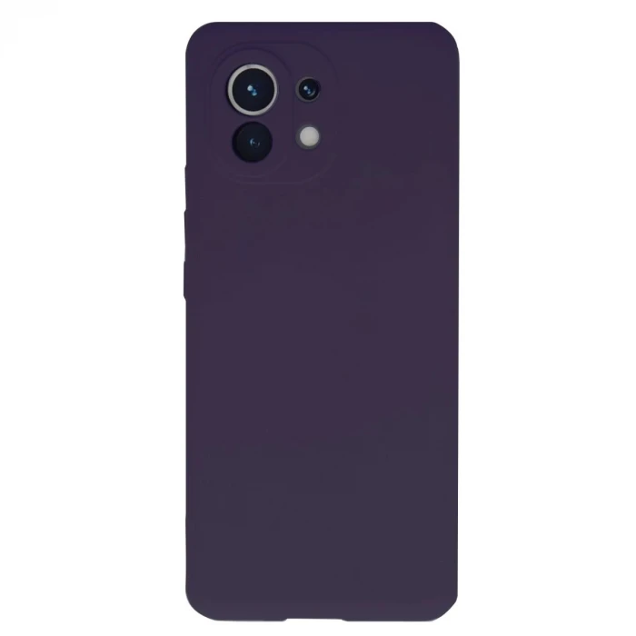 Newface Xiaomi Mi 11 Kılıf Nano içi Kadife Silikon - Mor