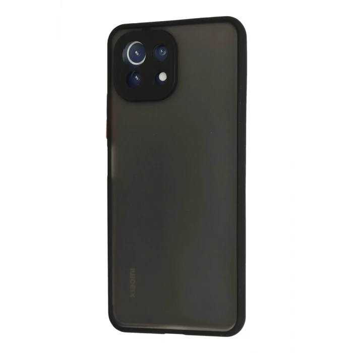 Newface Xiaomi Mİ 11 Lite Kılıf Montreal Silikon Kapak - Siyah