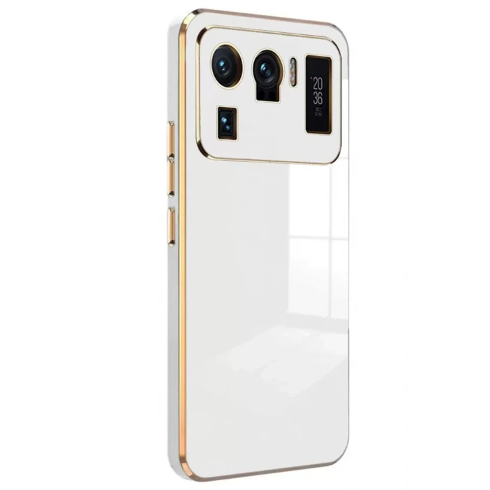 Newface Xiaomi Mi 11 Ultra Kılıf Volet Silikon - Beyaz