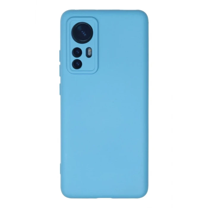 Newface Xiaomi Mi 12 Kılıf Nano içi Kadife Silikon - Mavi