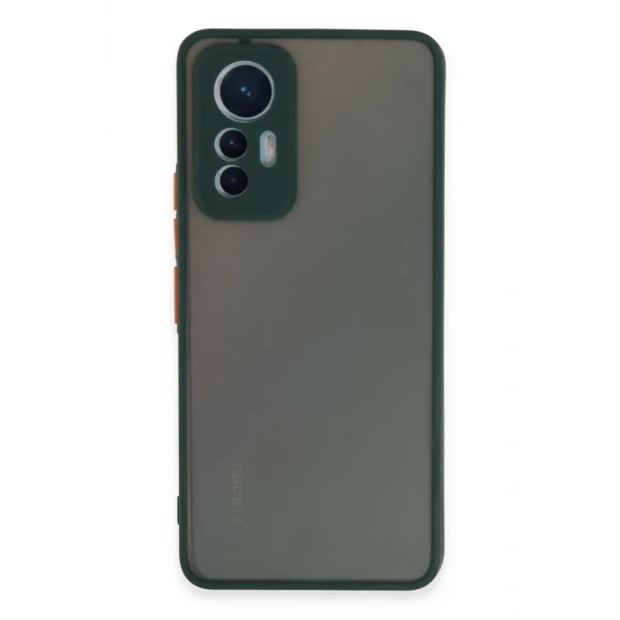 Newface Xiaomi Mi 12 Lite Kılıf Montreal Silikon Kapak - Yeşil