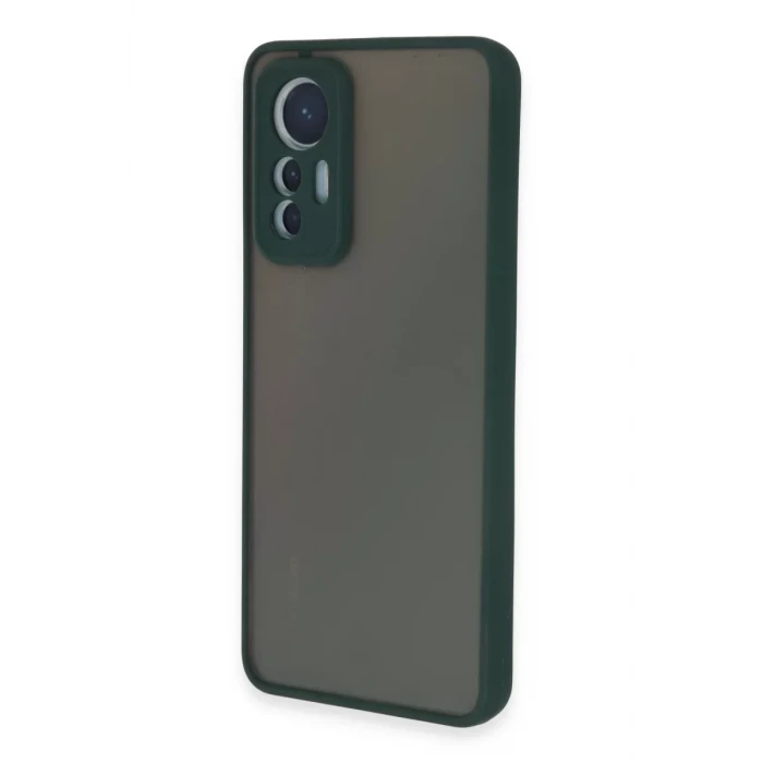 Newface Xiaomi Mi 12 Lite Kılıf Montreal Silikon Kapak - Yeşil