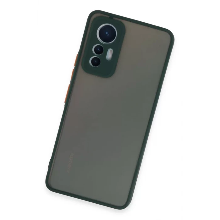 Newface Xiaomi Mi 12 Lite Kılıf Montreal Silikon Kapak - Yeşil