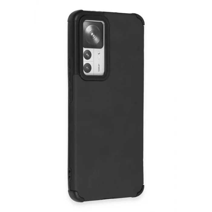 Newface Xiaomi Mi 12T Kılıf Loop Deri Silikon - Siyah