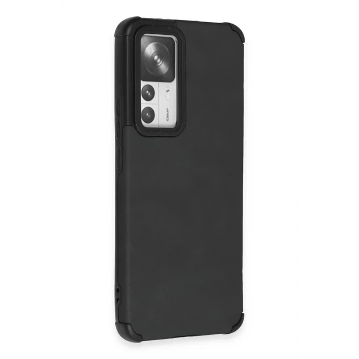 Newface Xiaomi Mi 12T Kılıf Loop Deri Silikon - Siyah