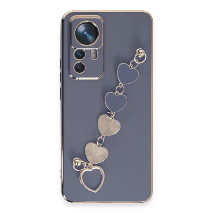 Newface Xiaomi Mi 12T Pro Kılıf Esila Silikon - Gri