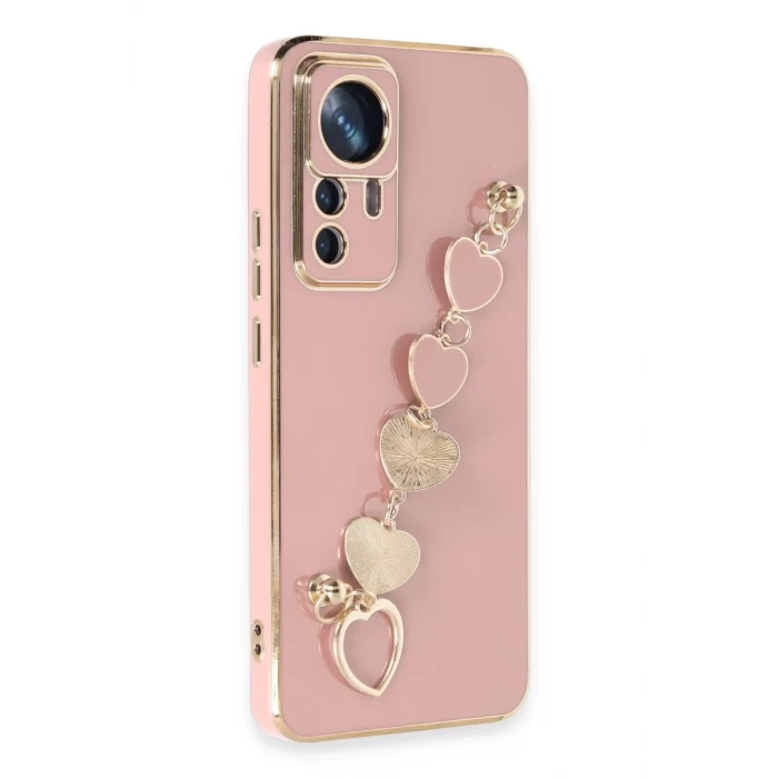 Newface Xiaomi Mi 12T Pro Kılıf Esila Silikon - Pudra