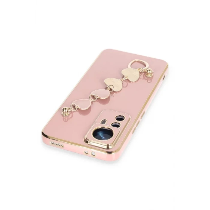 Newface Xiaomi Mi 12T Pro Kılıf Esila Silikon - Pudra
