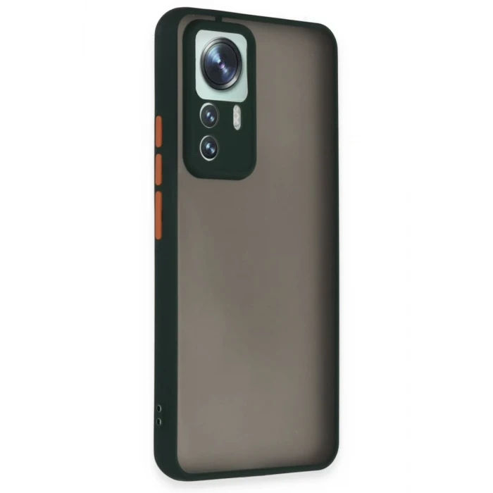 Newface Xiaomi Mi 12T Pro Kılıf Montreal Silikon Kapak - Yeşil