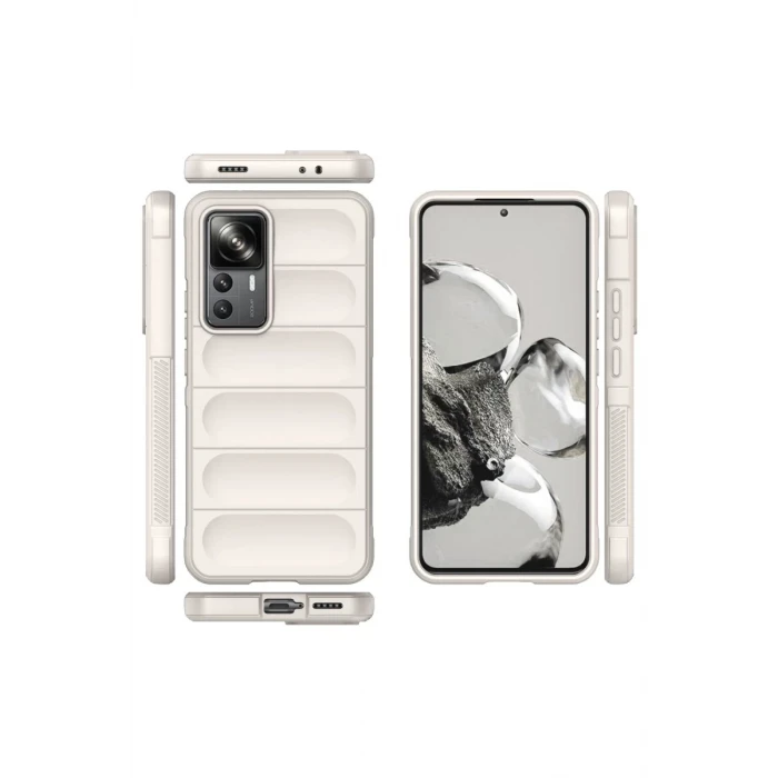 Newface Xiaomi Mi 12T Pro Kılıf Optimum Silikon - Krem