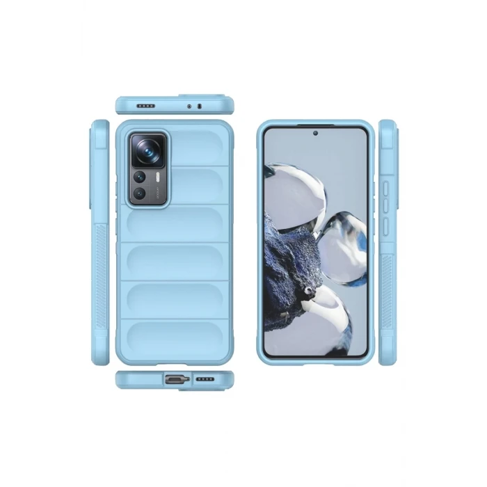 Newface Xiaomi Mi 12T Pro Kılıf Optimum Silikon - Sky Blue