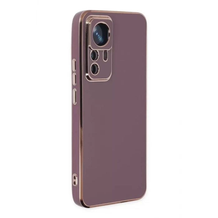Newface Xiaomi Mi 12T Pro Kılıf Volet Silikon - Mor