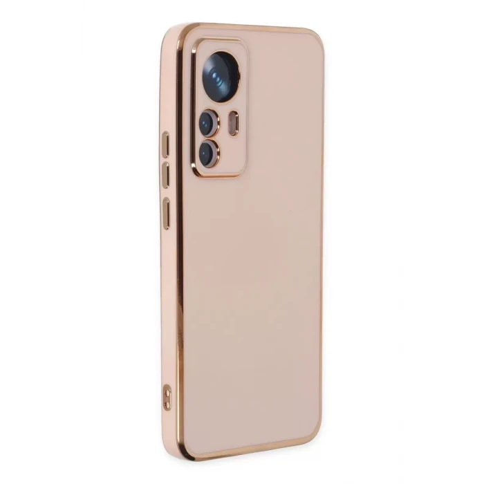 Newface Xiaomi Mi 12T Pro Kılıf Volet Silikon - Pembe