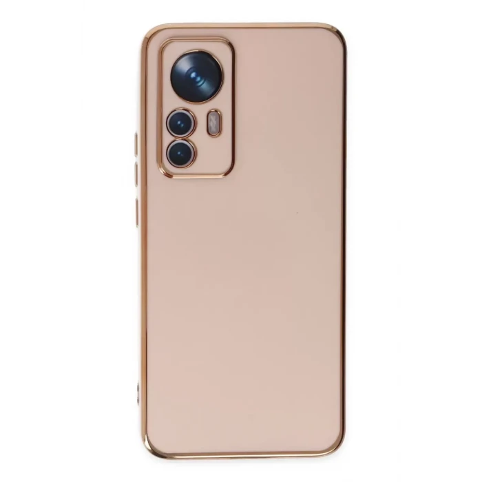 Newface Xiaomi Mi 12T Pro Kılıf Volet Silikon - Pembe