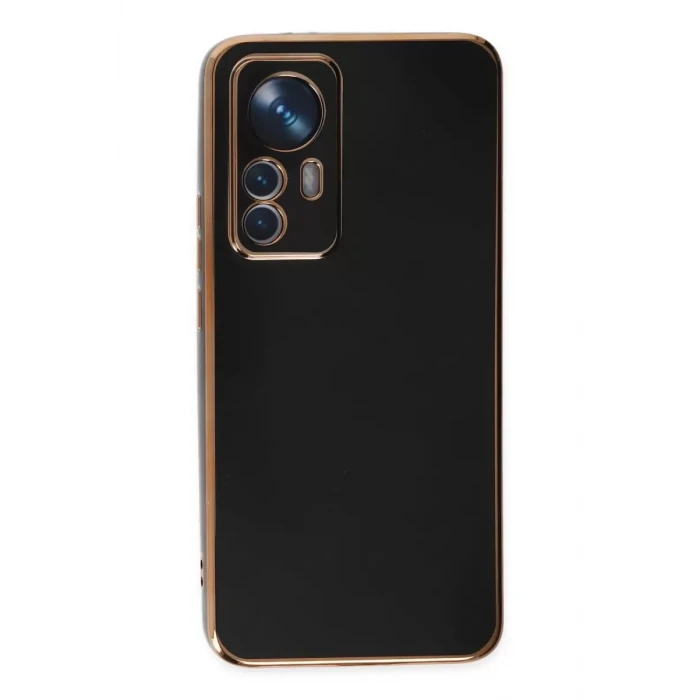 Newface Xiaomi Mi 12T Pro Kılıf Volet Silikon - Siyah