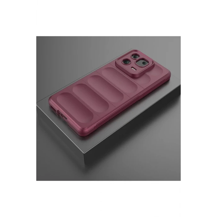 Newface Xiaomi Mi 13 Kılıf Optimum Silikon - Bordo