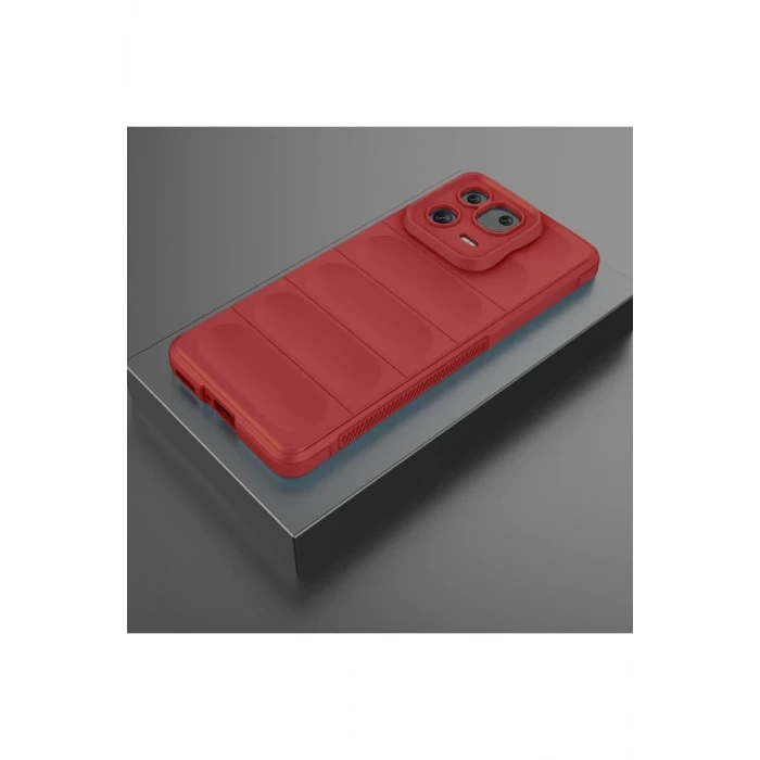 Newface Xiaomi Mi 13 Kılıf Optimum Silikon - Kırmızı