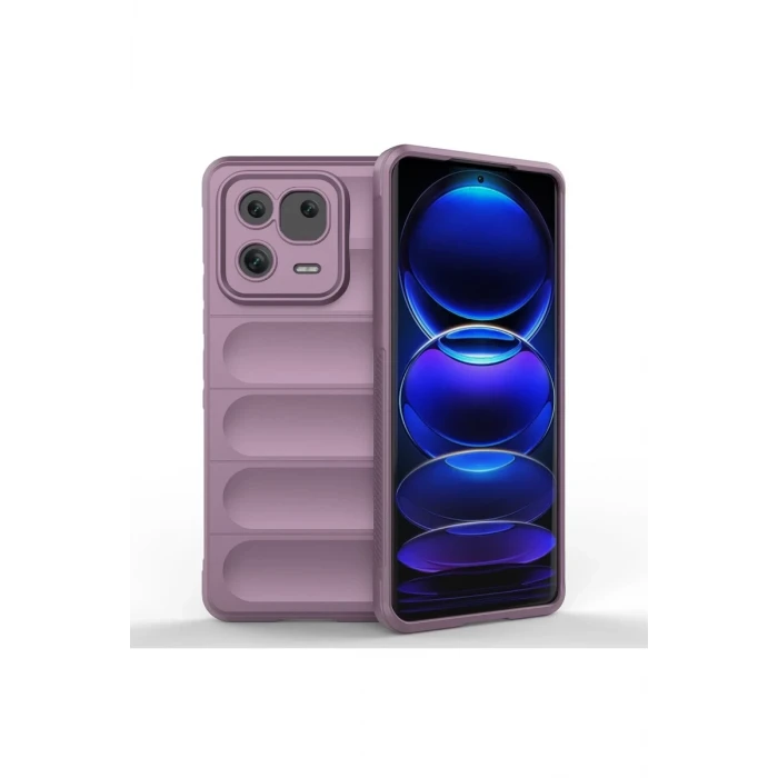 Newface Xiaomi Mi 13 Kılıf Optimum Silikon - Mor