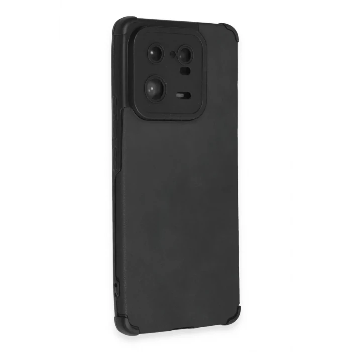 Newface Xiaomi Mi 13 Pro Kılıf Loop Deri Silikon - Siyah