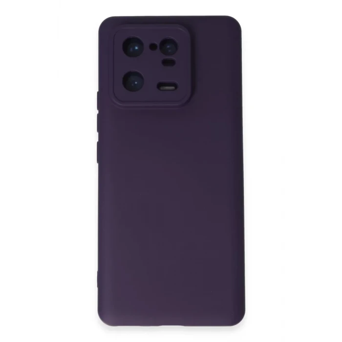 Newface Xiaomi Mi 13 Pro Kılıf Nano içi Kadife Silikon - Mor