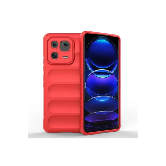 Newface Xiaomi Mi 13 Pro Kılıf Optimum Silikon - Kırmızı
