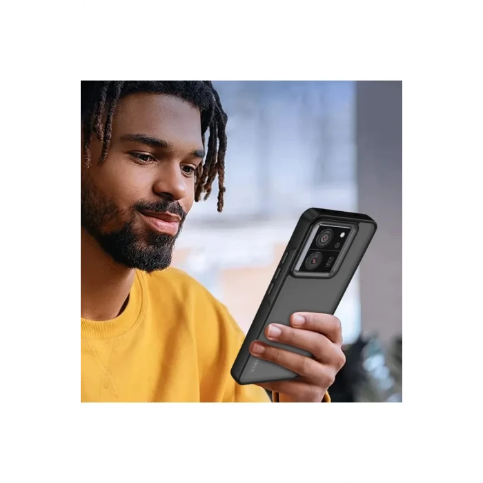 Newface Xiaomi Mi 13T Kılıf Elegant Kapak - Pudra